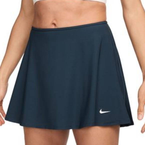 Nike Court Women's Dri-FIT Victory Flouncy Tennis Golf Skirt XXL Armory Navy - Picture 3 of 12